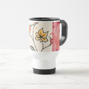 Designer travel mug