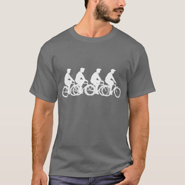 Designer Vintage Bicycle Men T-Shirt (Front)