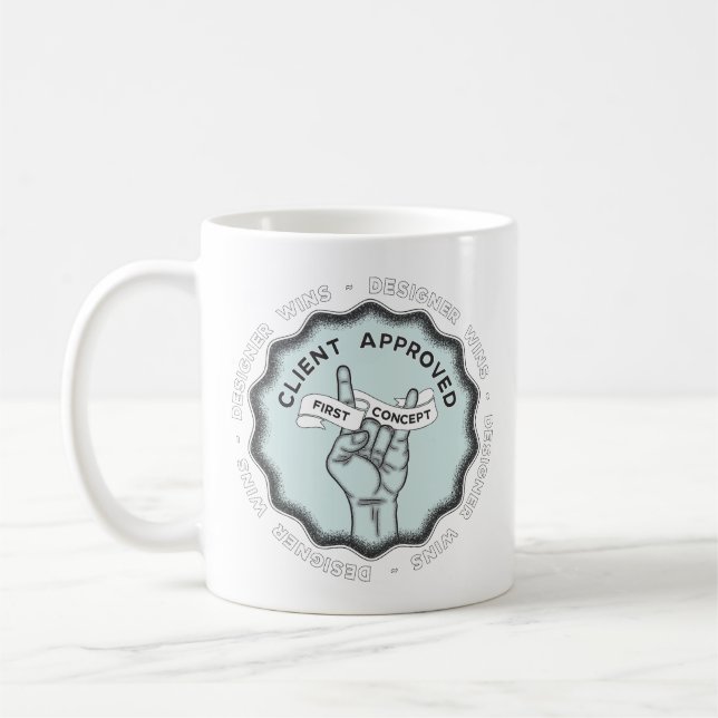 Designer Wins #1 Coffee Mug (Left)