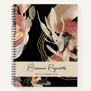 Designer's Choice Artistic Abstract with Name Notebook