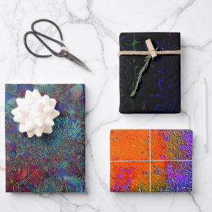 "Designers Dream" Wrapping Paper Sheet Set of 3