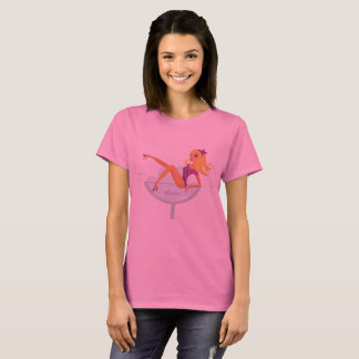 Designers ladies t-shirt with Martini girl