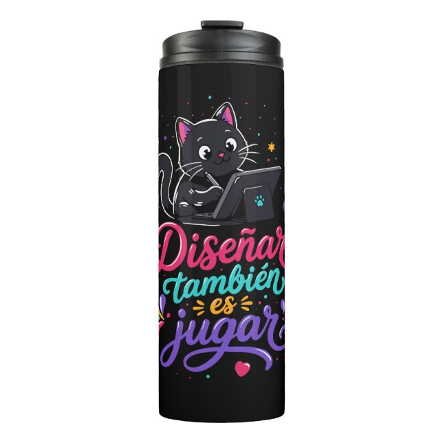 Designing is also playing thermal tumbler (Front)