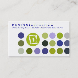 DESIGNInnovation [Blue] Business Cards