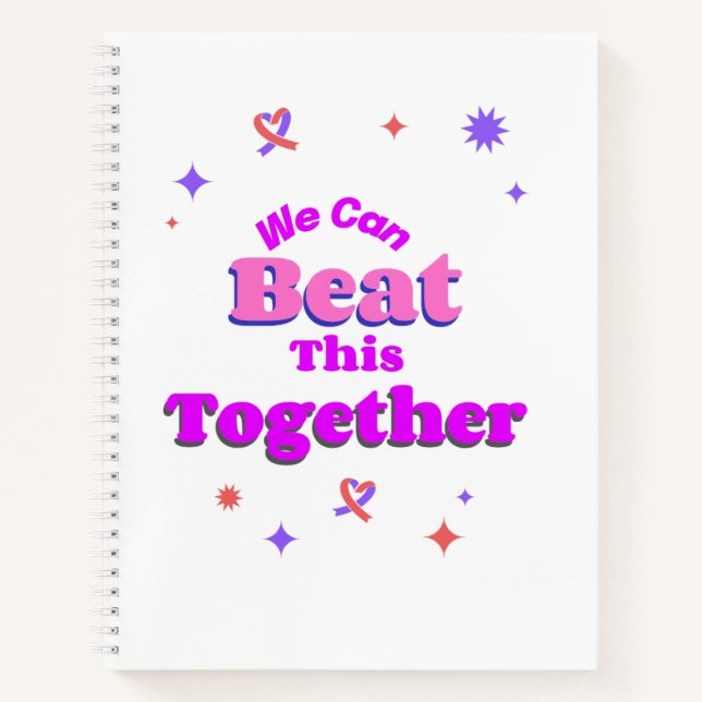 designs concerning defeating breast cancer notebook (Front)