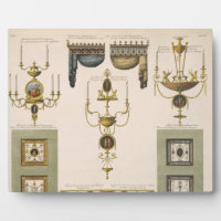 Designs for Curtain Cornices, Girandoles and Foldi