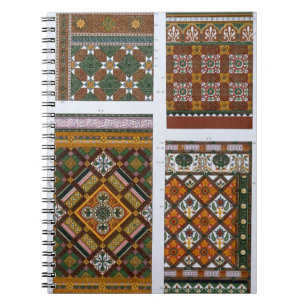 Designs for Majolica and Enamelled Tiles for Maw & Notebook