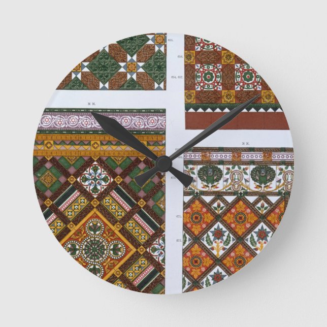 Designs for Majolica and Enamelled Tiles for Maw & Round Clock (Front)