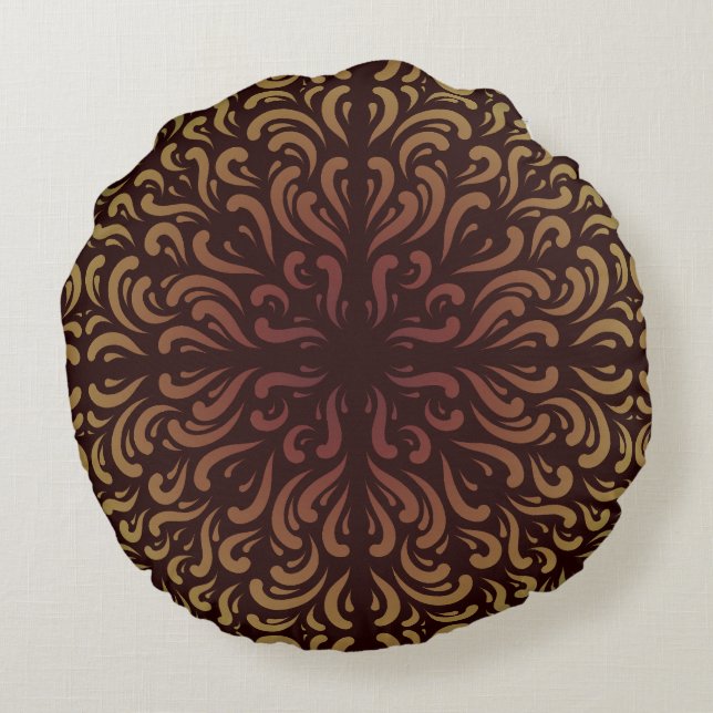 Designs in Antique  Round Cushion (Back)