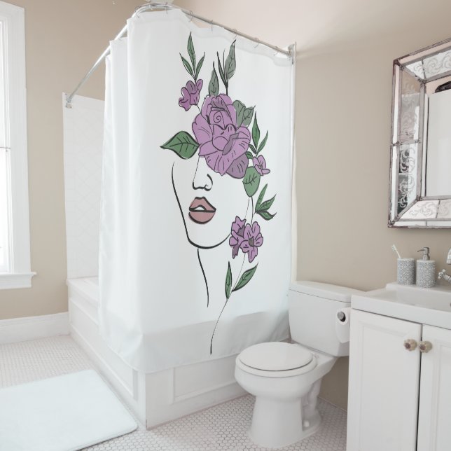 Designs Shower Curtain (In Situ)