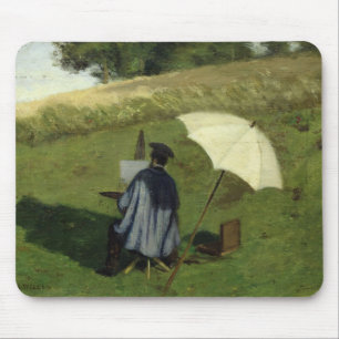Desire Dubois Painting in the Open Air, c.1852 Mouse Pad