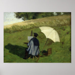 Desire Dubois Painting in the Open Air, c.1852 Poster