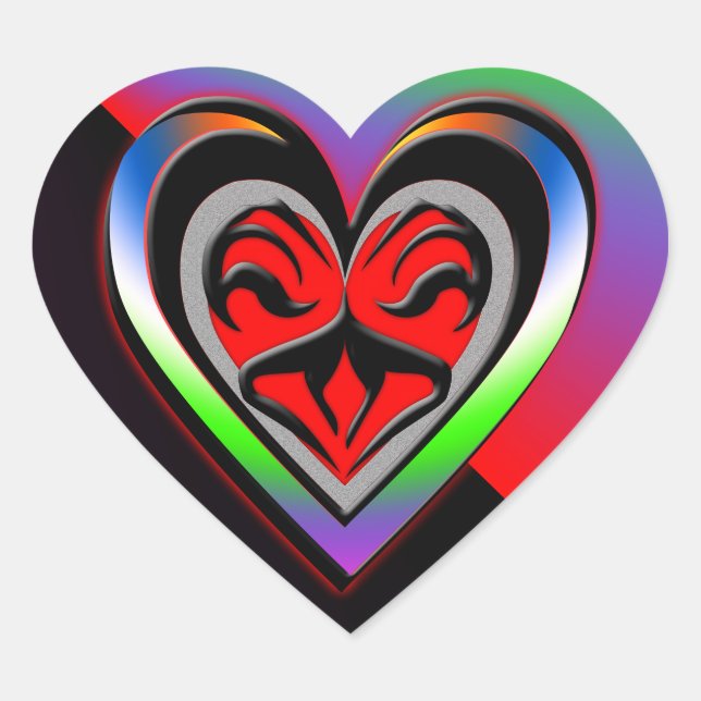Desire Heart Sticker (Front)