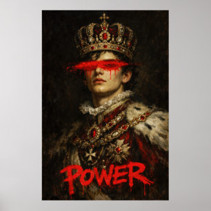 DESIRE — Neo-Baroque King Portrait Poster