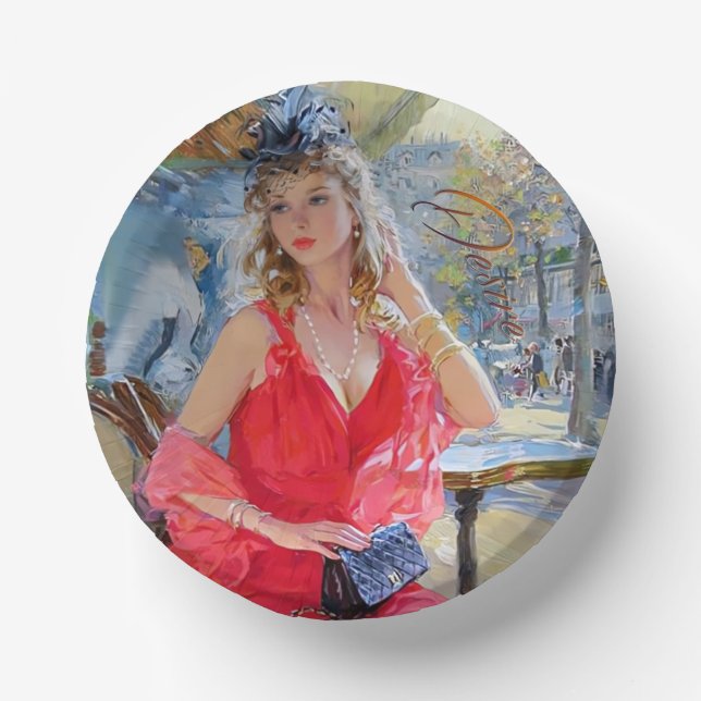 Desire  Paper Bowls Plate (Front)