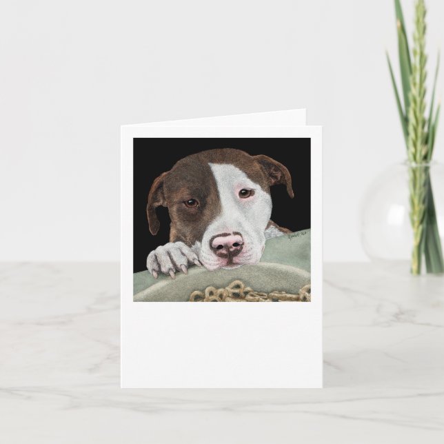 "Desire" - Pit Bull Card (Front)