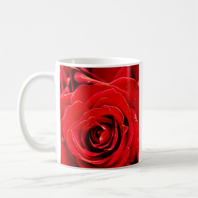 Desire Red Roses 11oz Classic Mug (Left)
