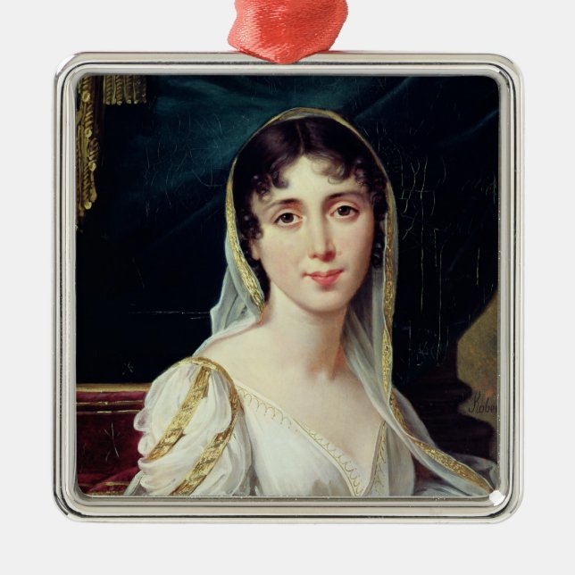 Desiree Clary  Queen of Sweden, 1807 Metal Tree Decoration (Front)