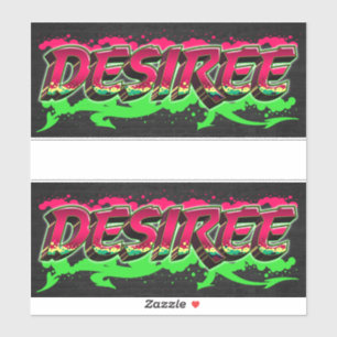 Desiree First Name Graffiti Sticker