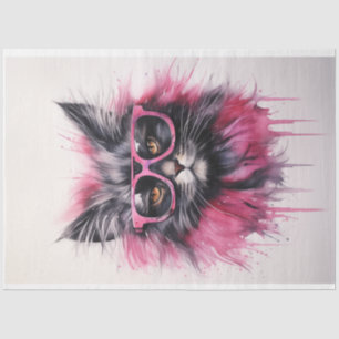 Desiree Purple Cat Tissue Paper