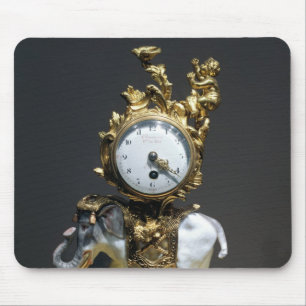 Desk clock mouse pad