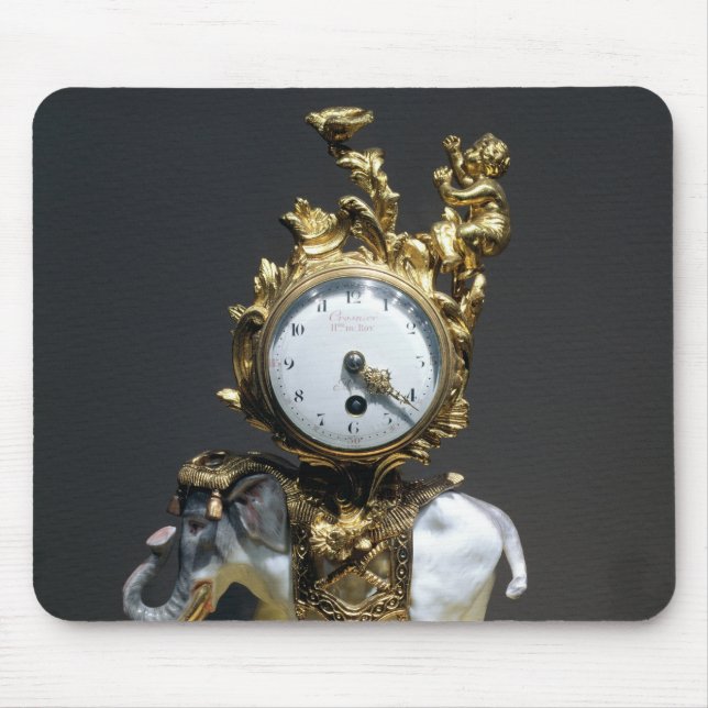 Desk clock mouse pad (Front)