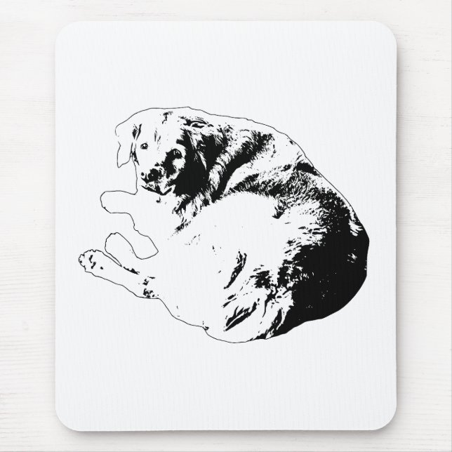 Desk Curl, Quiet Balance Mouse Pad (Front)