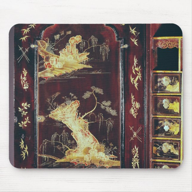 Desk decorated with Chinese lacquer Mouse Pad (Front)