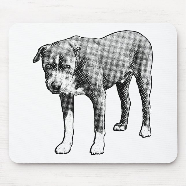 Desk Ease, Winter Focus Mouse Pad (Front)