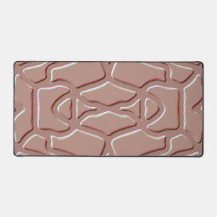 Desk Mat, An elegant brown colour classic design Mat