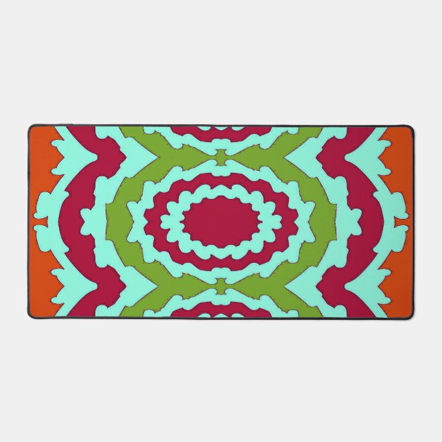 Desk Mat, An elegant multicolor classic design Mat (Front)