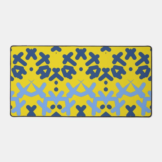 Desk Mat, An elegant multicolor classic design  Mat (Front)