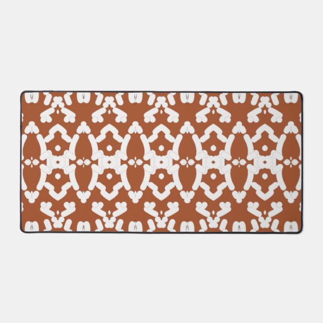 Desk Mat, An elegant multicolor seamless design  D Mat (Front)