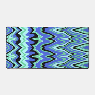 Desk Mat, An elegant multicolor zigzag design Mat