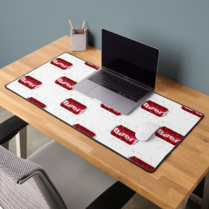 Desk Mat Beer Bottles