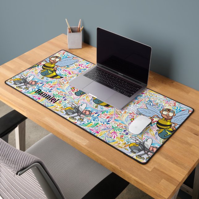 Desk Mat Bumblebee Painting (Office 2)