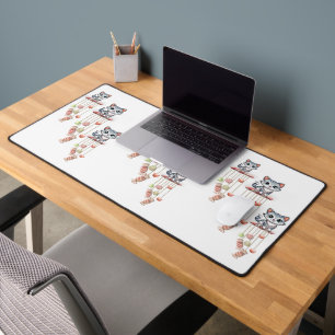 Desk Mat Cat Kitten Meow Chimes