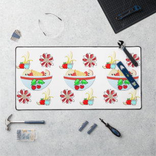Desk Mat  Fruit Floral 