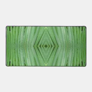 Desk Mat, Green seamless stripes modern art design Mat