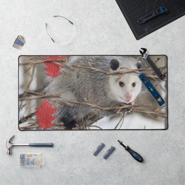 Desk Mat Opossum Nature Wildlife  (Workstation)