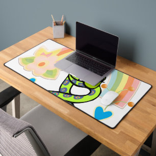 Desk Mat Rainbow Worm 