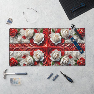 Desk Mat with colors of flag of England, UK