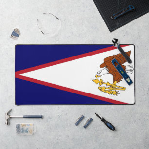 Desk Mat with flag of American Samoa, USA