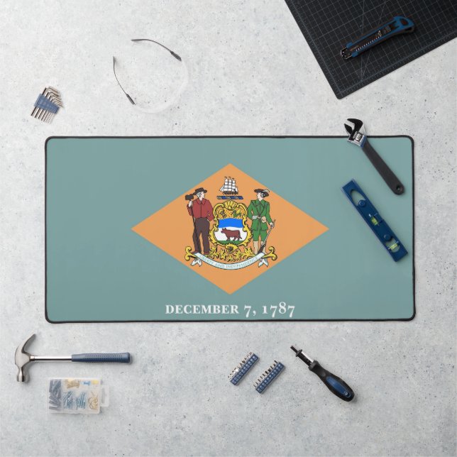 Desk Mat with flag of Delaware, USA (Workstation)
