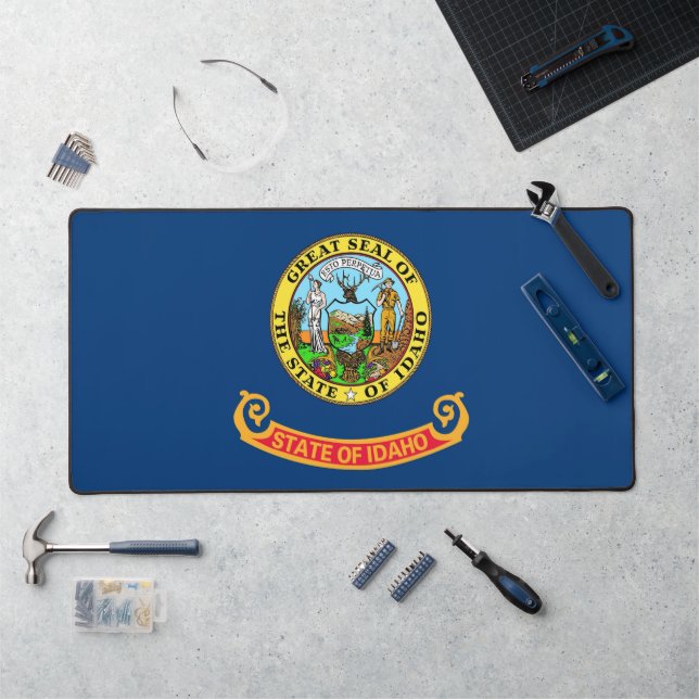 Desk Mat with flag of Idaho, USA (Workstation)
