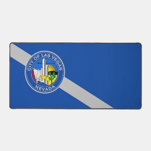 Desk Mat with flag of Las Vegas City, USA