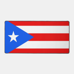 Desk Mat with flag of Puerto Rico, USA