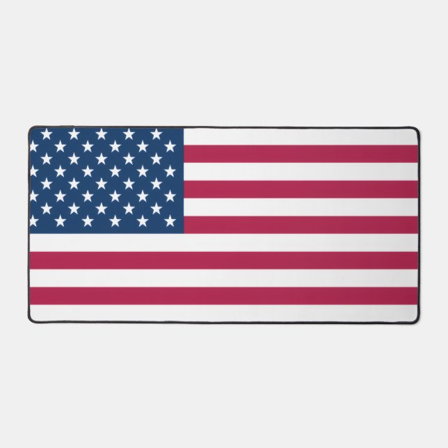 Desk Mat with flag of USA (Front)