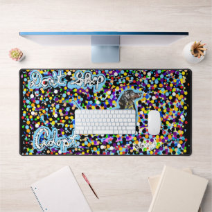 Desk Mat with Pet Shelter Message