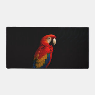 Desk Mat with Scarlet Parrot